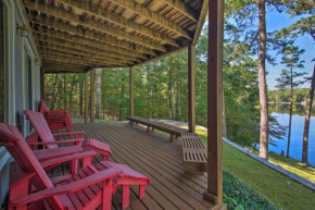 Dock and Kayaks Lakefront Hot Springs Home